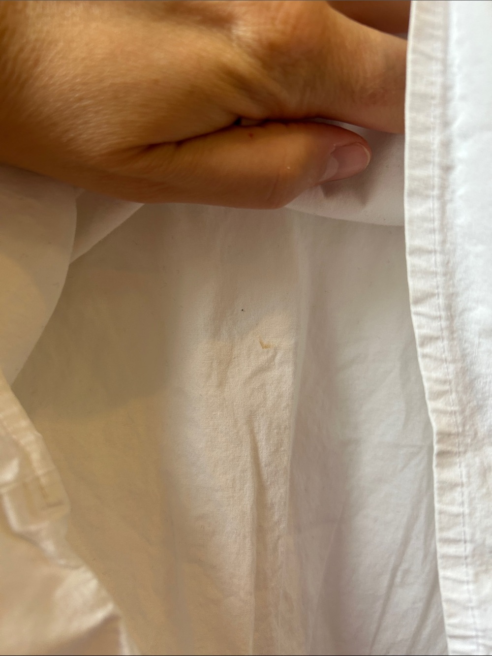 ZARA White Cotton Lace-Trim Peasant Blouse - Picture 8 of 9
